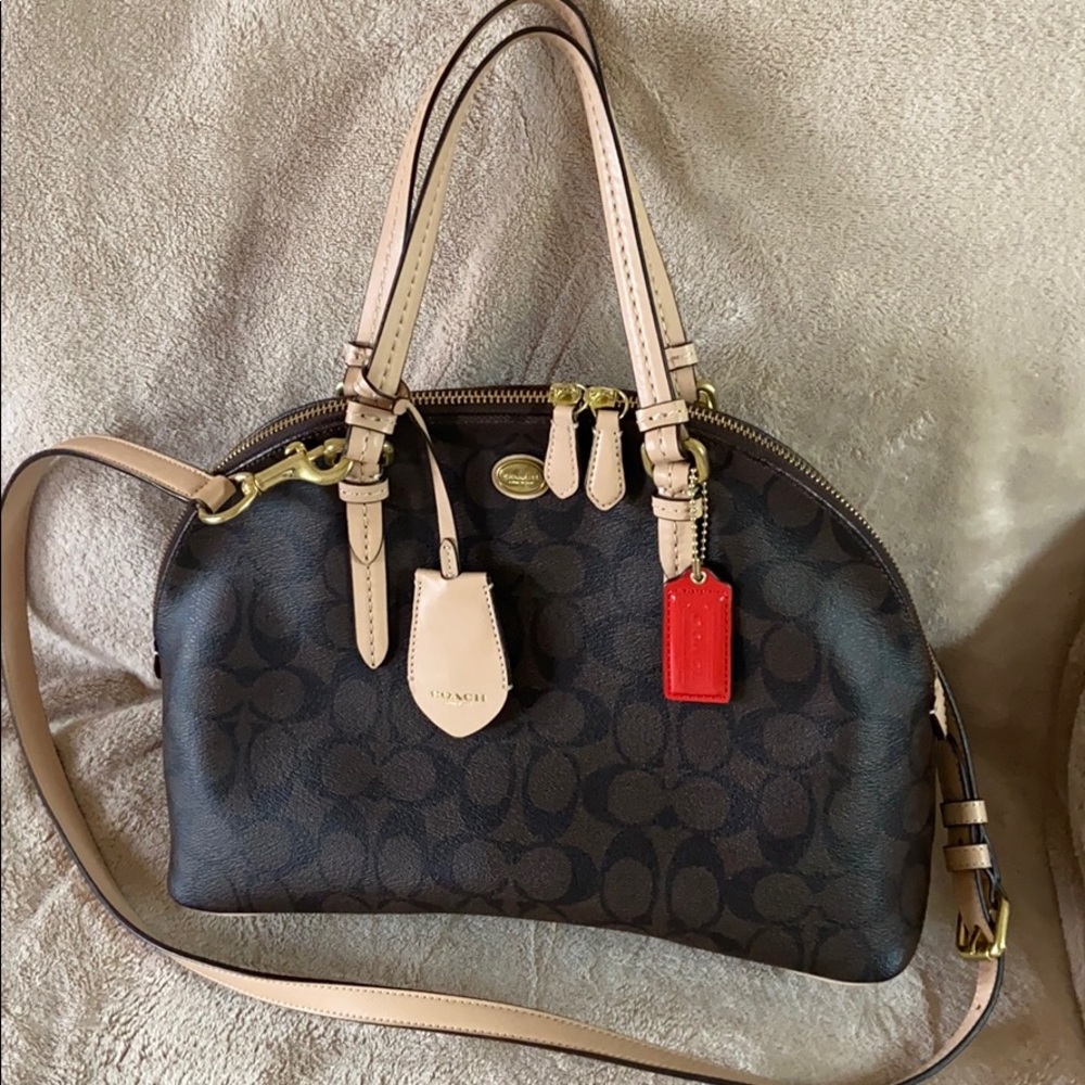 Coach Peyton Signature Cora Satchel